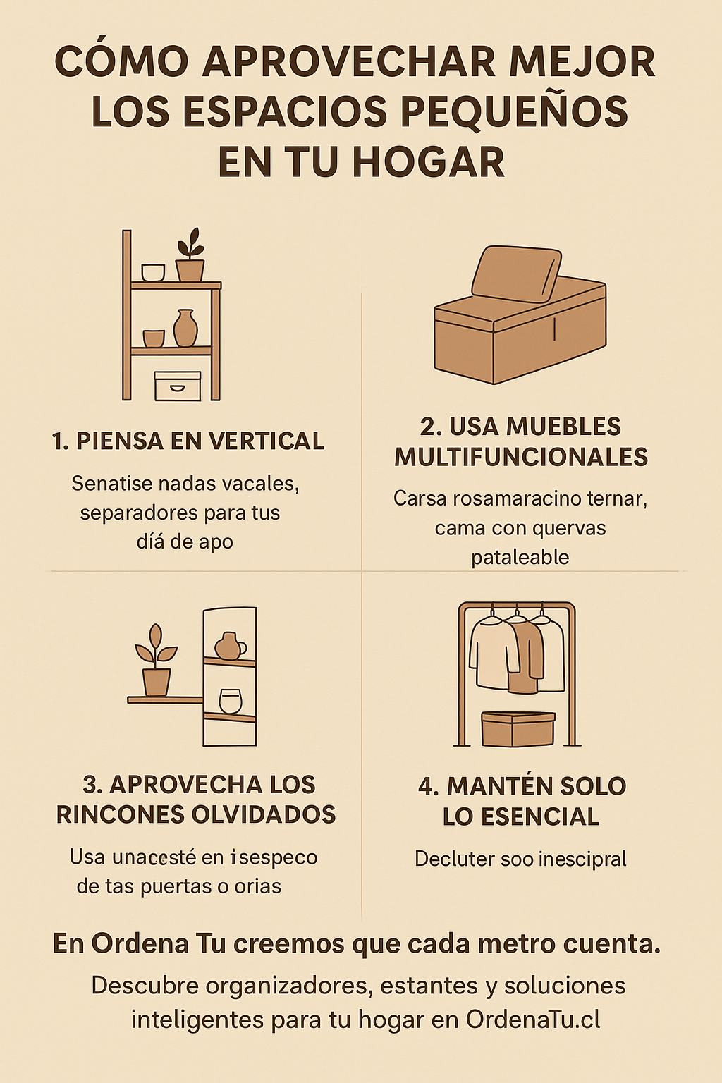 Cómo Aprovechar Mejor los Espacios Pequeños en tu Hogar