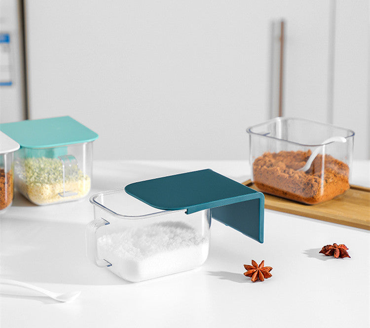 Dispensador de Sal y Condimentos para Cocina – Soporte de Pared